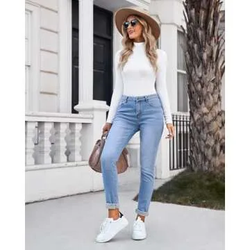 Vetinee High Waisted Skinny Jean for Women