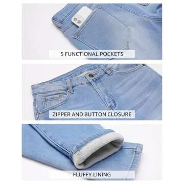 Vetinee High Waisted Skinny Jean for Women