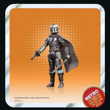 STAR WARS Retro Collection The Mandalorian, The Book of Boba Fett 3.75 Inch Collectible Action Figur...