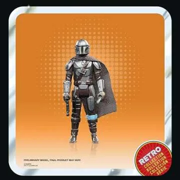 STAR WARS Retro Collection The Mandalorian, The Book of Boba Fett 3.75 Inch Collectible Action Figure
