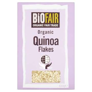Biofair Organic Fairtrade Quinoa Flakes - Nutritious & Versatile An 400g