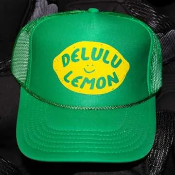 Delulu Lemon Trucker Hat for All Ages and Activities