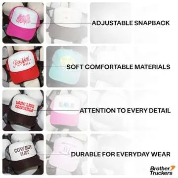 Delulu Lemon Trucker Hat for All Ages and Activities