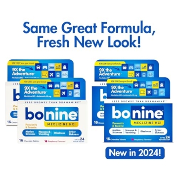 Bonine Non-Drowsy Motion Sickness Relief Chewable Tablets 32 Count