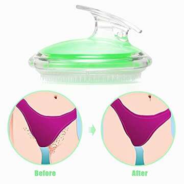 TailaiMei Exfoliating Brush for Ingrown Hair Treatment - To Treat and Prevent Bikini Bumps, Razor Bumps - Silky Smooth Skin Solution for Men and Women