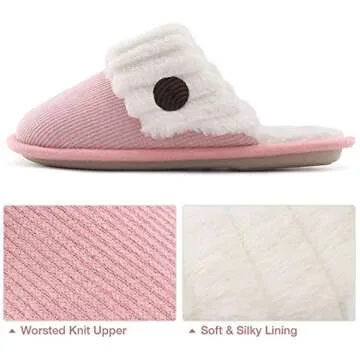 Cozy Faux Alpaca Slippers for Women's Indoor Comfort