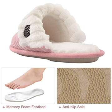 Cozy Faux Alpaca Slippers for Women's Indoor Comfort