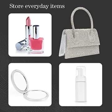 Elegant Sparkly Top Handle Clutch for Formal Events