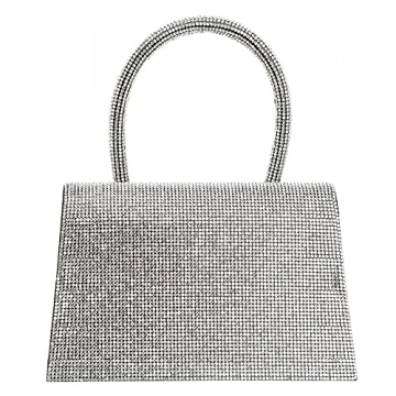 Elegant Sparkly Top Handle Clutch for Formal Events