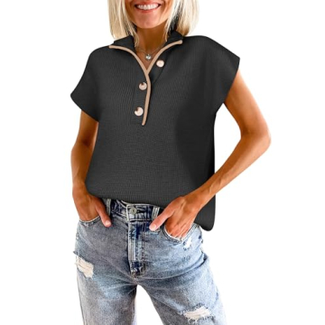 Stylish ANRABESS Button Sweater for Women This Fall