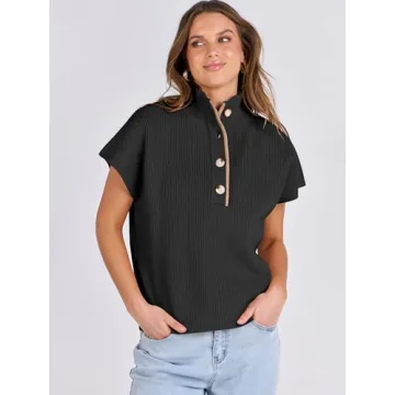 Stylish ANRABESS Button Sweater for Women This Fall