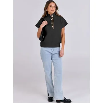 Stylish ANRABESS Button Sweater for Women This Fall