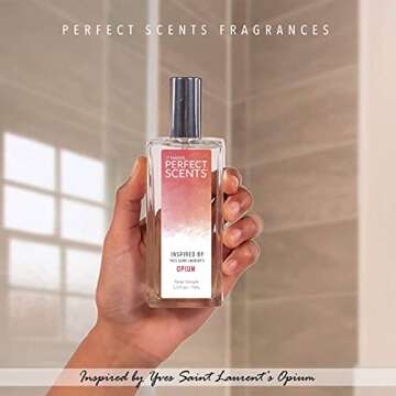 Perfect Scents Fragrances |Inspired by Yves Saint Laurent's Opium | Women’s Eau de Toilette |Paraben Free | Never Tested on Animals | 2.5 Fluid Ounces