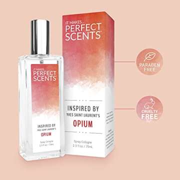 Perfect Scents Fragrances |Inspired by Yves Saint Laurent's Opium | Women’s Eau de Toilette |Paraben Free | Never Tested on Animals | 2.5 Fluid Ounces