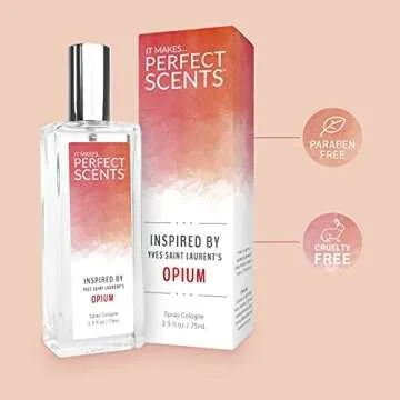 Perfect Scents Fragrances |Inspired by Yves Saint Laurent's Opium | Women’s Eau de Toilette |Paraben Free | Never Tested on Animals | 2.5 Fluid Ounces
