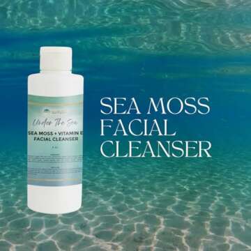 Nina Sharae Swimwear | SEA MOSS SOAP FOR FACIAL & BODY | WHITE WILLOW BARK | Paraben Free | | Sensitive Skin | For All Skin Types Acne, Eczema, Psoriasis | Moisturizing | 4oz Bottle