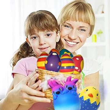 8PACK Easter Squishy Toys for Stress Relief and Fun