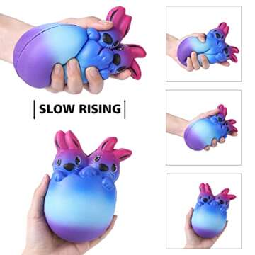 8PACK Easter Squishy Toys for Stress Relief and Fun