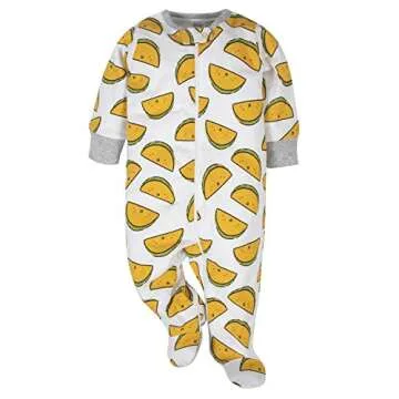 Onesies baby boys 4-pack 'N Plays Footies and Toddler Sleepers, Gold Hungry, 3-6 Months US