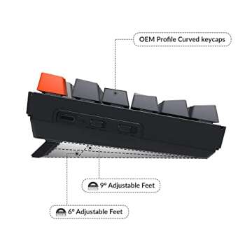 Keychron K8 Wireless Mechanical Keyboard - RGB, Bluetooth, Type-C