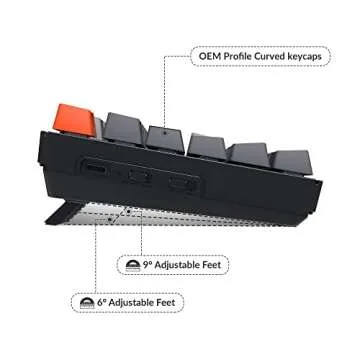 Keychron K8 Wireless Mechanical Keyboard - RGB, Bluetooth, Type-C