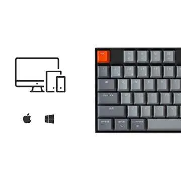 Keychron K8 Wireless Mechanical Keyboard - RGB, Bluetooth, Type-C