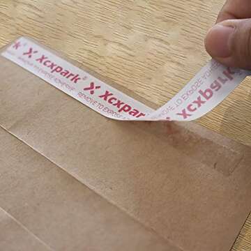 Xxcxpark 200 Qty Printable A7 Invitation Envelopes 5.25 x 7.25, Self Seal 120GSM Brown Kraft Paper Envelopes for Invitations, Papers, Photos, Documents, Wedding, Baby Shower, Easy to Seal