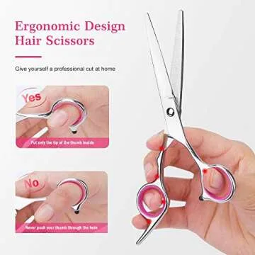 Professional Hair Cutting Scissors Set - YBLNTEK