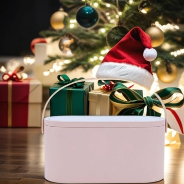 AMYESE Portable Makeup Case with LED Mirror for Travel