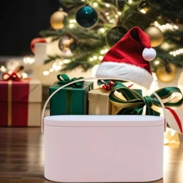 AMYESE Portable Makeup Case with LED Mirror for Travel