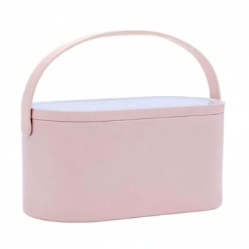 AMYESE Portable Makeup Case with LED Mirror for Travel