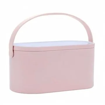 AMYESE Portable Makeup Case with LED Mirror for Travel