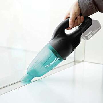 Makita XLC02ZB 18V LXT Lithium-Ion Cordless Vacuum, Tool Only