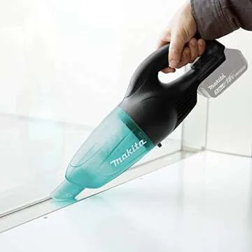 Makita XLC02ZB 18V LXT Lithium-Ion Cordless Vacuum, Tool Only