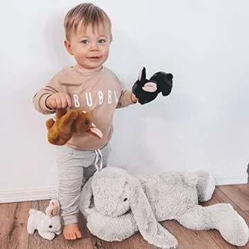 Cozy BENINY Bunny Stuffed Animals for Kids - 4 Pcs Set