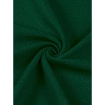 Moyabo Womens Semi Formal Dresses for Women Tie Neck Ruffle Sleeveless Classy Dresses for Women A Line Swing Dress Dark Green Small