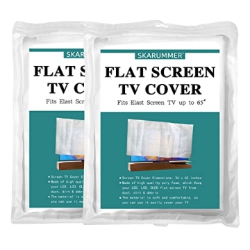 SKARUMMER Foam TV Cover - 2 Pack for 65'' TVs | Protects During Moving & Renovation