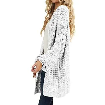 Maroway Women's Oversized Chunky Knit Cardigan for Cozy Style