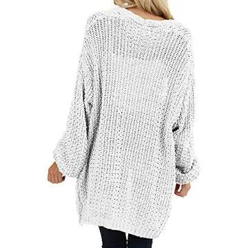 Maroway Women's Oversized Chunky Knit Cardigan for Cozy Style