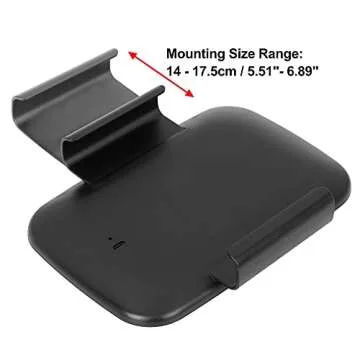 X AUTOHAUX Car Sun Visor Mirror with LED Touch Screen - Black