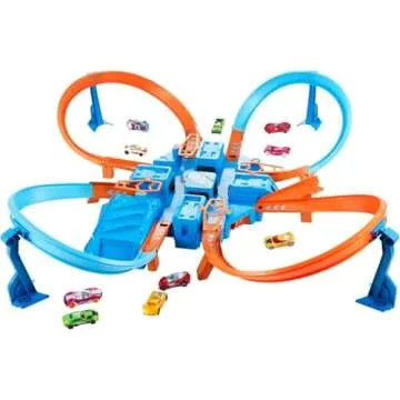 Ultimate Hot Wheels Crashing Action with the Criss Cross Crash Track Set! [Amazon Exclusive] & Set O...