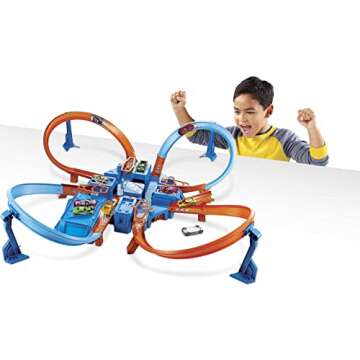 Ultimate Hot Wheels Crashing Action Track Set for Kids