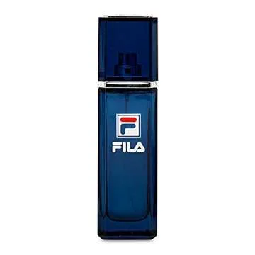 FILA Eau de Toilette for Men - Cool, Clean, Refreshing - A Classic Cologne For Men - Extra Strength, Long Lasting Scent Payoff - Trendy, Rectangular, Streamlined, Portable Bottle Design - 3.4 oz