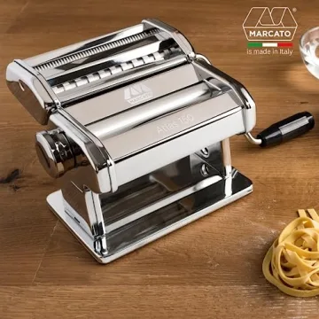 MARCATO Atlas 150 Classic Manual Pasta Maker Chrome Steel