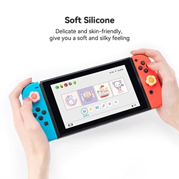 Stylish GeekShare Joycon Grip Caps for Nintendo Switch