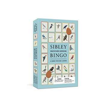 Clarkson Potter Sibley Backyard Birding Bingo - Learn Bird Identification Through Fun