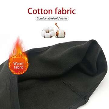 Linlook Winter Sports Headband for Women and Men-Fleece Stretchy Ear Warmer Cover for Running,Hiking,Skiing,Cycling,Jogging