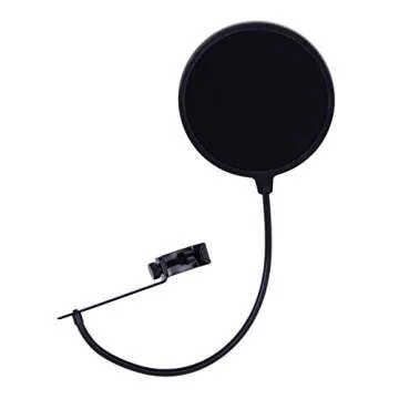 Audio-Technica AT2035 Cardioid Condenser Microphone Bundle with Pop Filter, XLR Cable, and Austin Bazaar Polishing Cloth