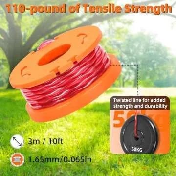 Xgunion Worx Trimmer Spool Line - 14 Pack Replacement