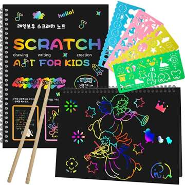 Scratch Paper Art Set - Unleash Your Creativity!